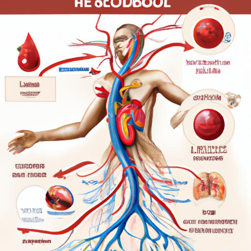 המחשה של מחזור הדם בגוף