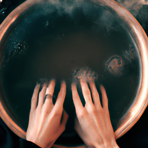 תמונה של ידיים של מישהו בקערת מים חמים